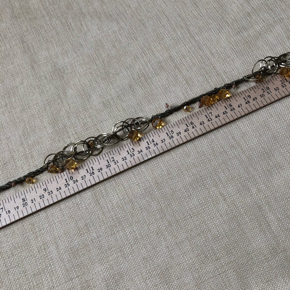 Talbots Hoop Rope & Bead Statement Necklace - Picture 6 of 11